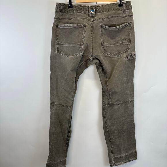 Kuhl Gray Vintage Distressed Ryder Straight Carpenter Pants 34X32 - Picture 4 of 16